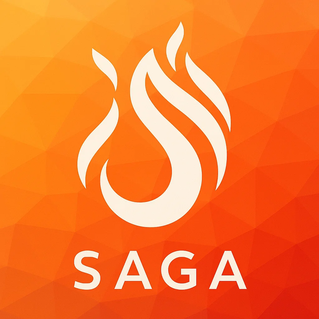 Logo da instituição de cursos SAGA